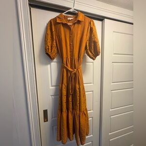 Bohme maxi dress orange